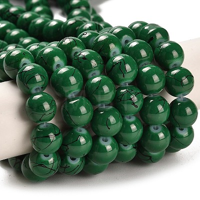 Drawbench Glass Bead Strands GLAD-S074-8mm-B74-1