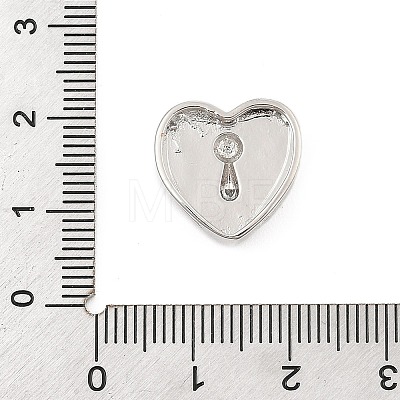 Brass Micro Pave Cubic Zirconia Slide Charms ZIRC-I068-24P-01-1