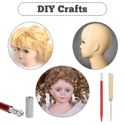 Doll Hair Rooting Holders Tool Set TOOL-WH0159-18B-1