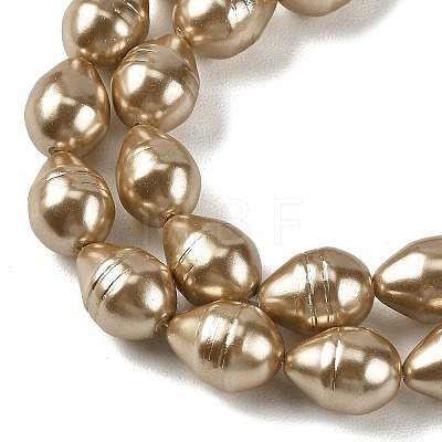 Electroplated Shell Pearl Beads Strands SH-CBA6AE6-01A-1