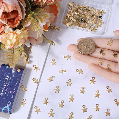 200Pcs Alloy Charms FIND-SC0023-74AB-1