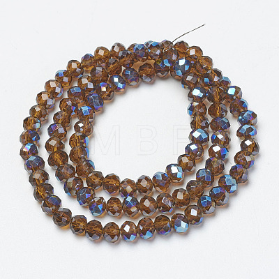 Electroplate Glass Beads Strands EGLA-A034-T2mm-I05-1