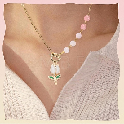 30Pcs 6 Styles Alloy Enamel Pendants ENAM-YW0008-83-1