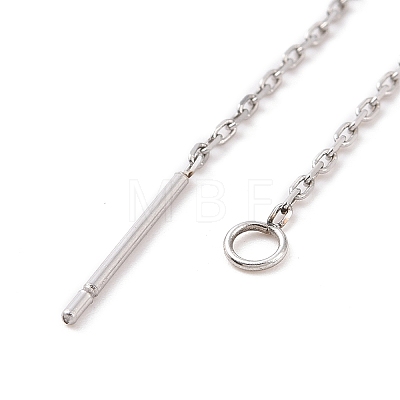 Non-Tarnish 304 Stainless Steel Stud Earring Finding LS-STAS-E161-06P-1