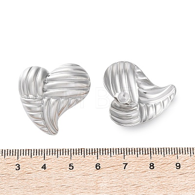 304 Stainless Steel Stud Earrings for Women EJEW-K306-03P-1