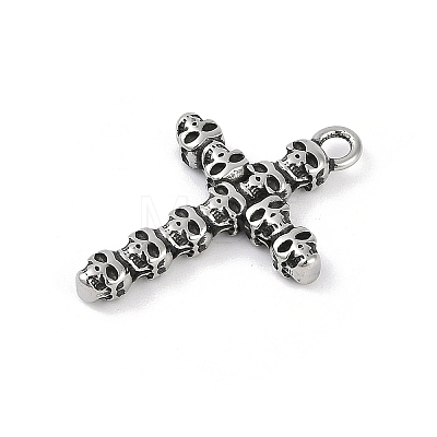 316 Surgical Stainless Steel Pendants STAS-G349-24AS-1