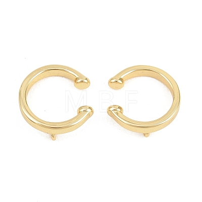 Brass Ear Cuff Findings KK-Z158-05G-1