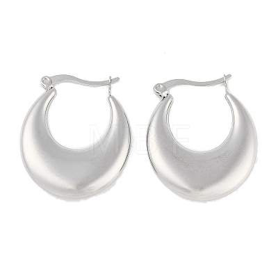 Non-Tarnish 304 Stainless Steel Hoop Earring EJEW-C103-02P-1