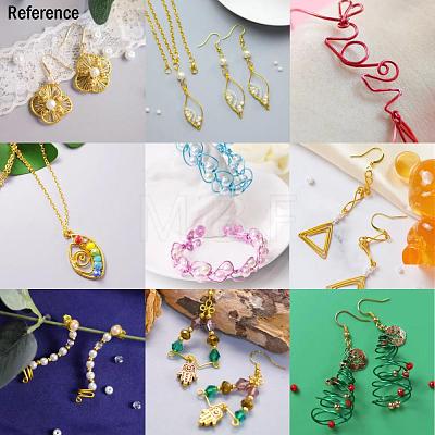98 Piece DIY Wire Wrapped Jewelry Kits DIY-X0294-14G-1