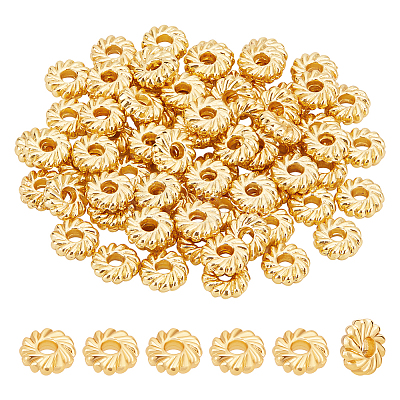 100Pcs Alloy Spacer Beads PALLOY-BC0001-11-1