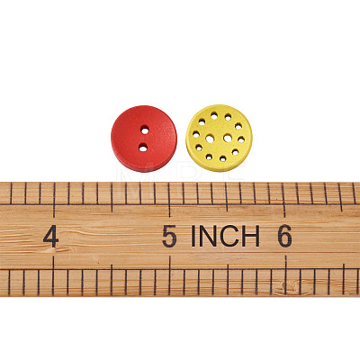 2-Hole Wood Buttons BUTT-TA0001-07-1