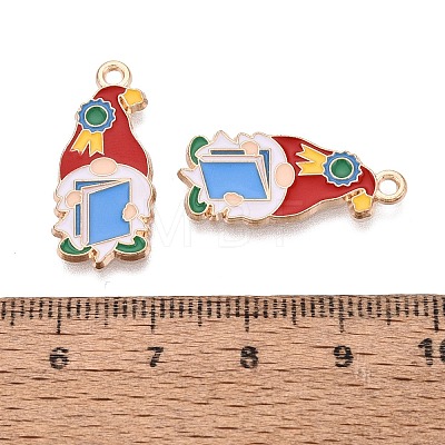 Alloy Enamel Pendants ENAM-Q004-02KCG-02-1