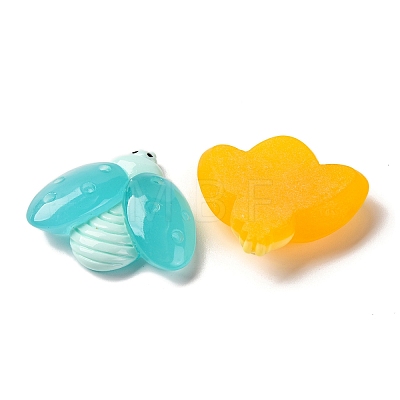 Luminous Opaque Resin Decoden Cabochons RESI-S07-07-1