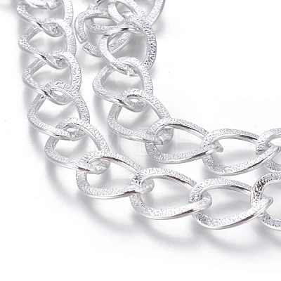 Aluminium Twisted Chains Curb Chains X-CHF003Y-15-1
