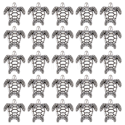 40Pcs Tibetan Style Alloy Beads TIBE-DC0001-18-1