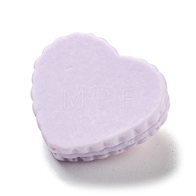 Macaron Color Opaque Resin Cabochons RESI-Q227-01-1