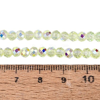 Transparent Glass Beads Strands EGLA-N016-4mm-07-1