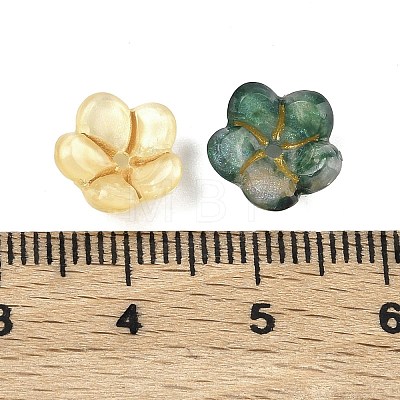 Acrylic Enamel Bead Cap MACR-K001-01-1