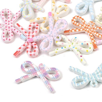 Printed Plastic Pendants KY-P023-01A-M-1
