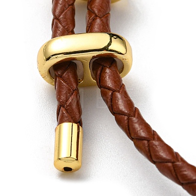 Leather Braided Cord Bracelets BJEW-G675-06G-10-1