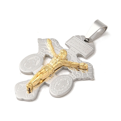 Ion Plating(IP) 304 Stainless Steel Pendants STAS-C103-02GP-1
