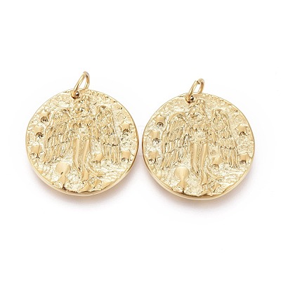 Ion Plating(IP) 304 Stainless Steel Pendants STAS-F256-005G-1