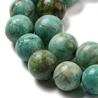 Natural Peruvian Turquoise(Jasper) Beads Strands G-A219-A05-02-1