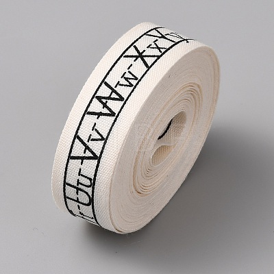 Cotton Ribbons SRIB-WH0011-474C-1