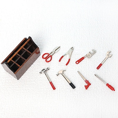 1:12 Mini Miniature Toy Mini Toolbox PW-WG21224-01-1