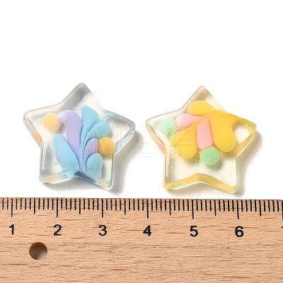 Transparent Resin Decoden Cabochons X-RESI-D008-05C-1