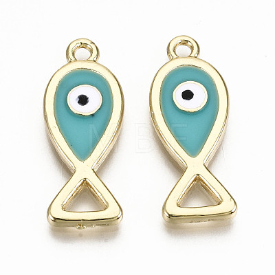 Alloy Enamel Pendants PALLOY-T075-33-NR-1