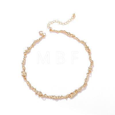 Alloy Irregular Link Chain Necklaces WGF24C0-05-1