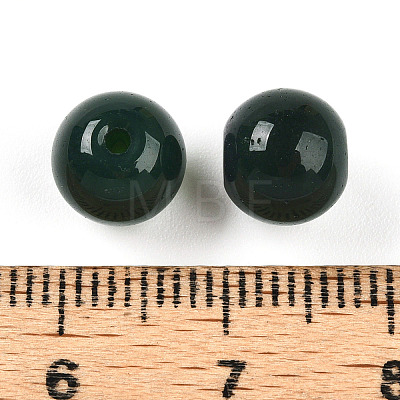 Opaque Solid Color Glass Beads GLAA-N007-8mm-A05-1