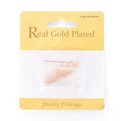 Brass Stud Earring Findings X-KK-Q735-333G-1