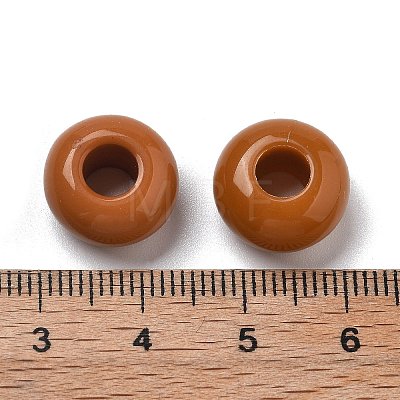 Two Tone Acrylic Beads OACR-S042-07D-1