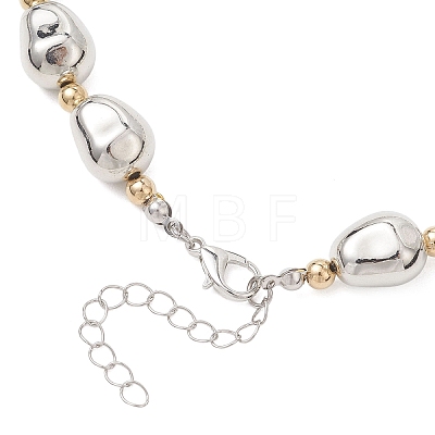 Oval CCB Plastic Beads Necklace & Bracelets Sets SJEW-JS01375-1
