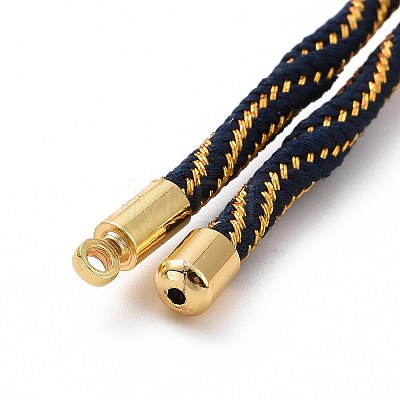 Nylon Cord Silder Bracelets MAK-C003-03G-25-1