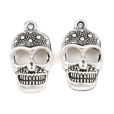 Halloween Tibetan Style Alloy Pendants FIND-B066-02AS-1