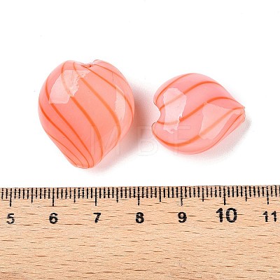 Transparent Handmade Blown Glass Globe Beads GLAA-T012-42A-1