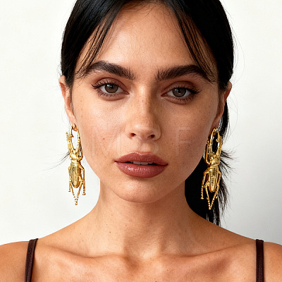 Alloy Stud Earrings for Women WG2D99E-01-1