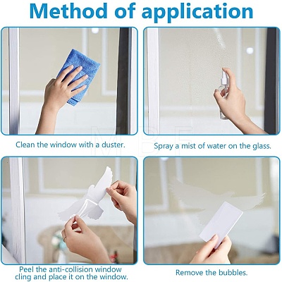 Waterproof PVC Electrostatic Window Stickers Brick Pattern Stickers DIY-I050-10-1