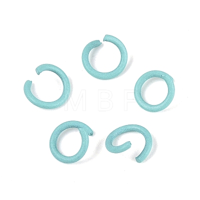 Spray Painted Iron Open Jump Rings IFIN-T017-04C-05-1