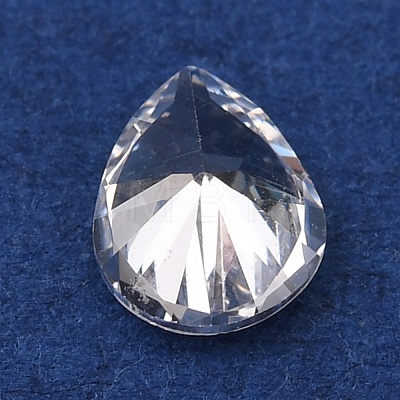 Teardrop-Shaped Cubic Zirconia Cabochons ZIRC-TAC0004-02D-1