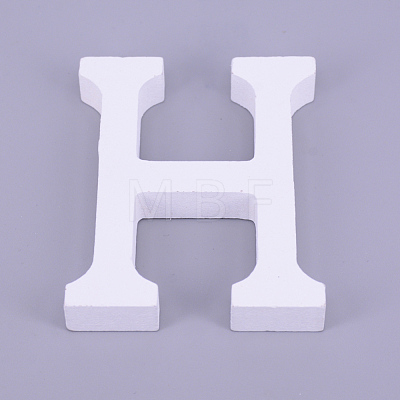 Wooden Letter Ornaments WOOD-WH0103-06H-1