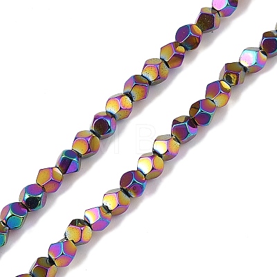 Electroplated Synthetic Non-magnetic Hematite Beads Strands G-A234-G03-01E-1