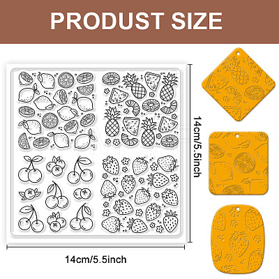 Silicone Clay Texture Mat AJEW-WH0447-013-1