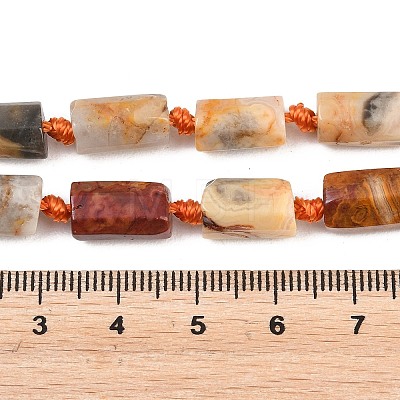 Natural Crazy Agate Beads Strands G-A314-A04-01-1