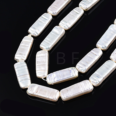 ABS Plastic Imitation Pearl Beads Strands KY-N015-04-05E-1