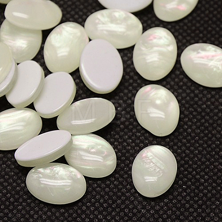 Resin Cabochons CRES-J038-10x14mm-01-1