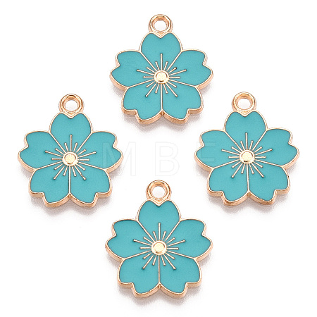Alloy Enamel Pendants ENAM-S121-115G-1